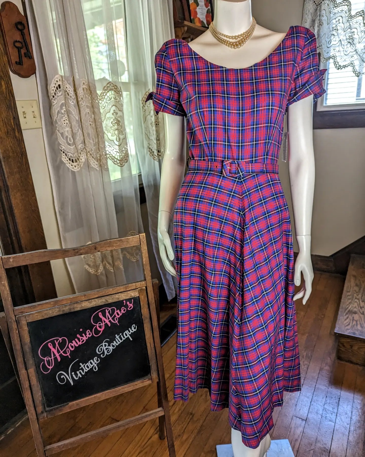 1950s Girl Next Door Fit & Flare Dress